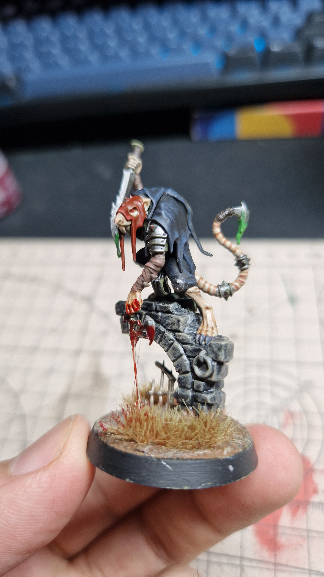 Trench Crusade Skaven assassin miniature